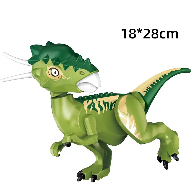 Jurassic Dinosaurs Building Blocks Indominus Rex DIY Big Size Tyrannosaurus Action Figure Models Children Toys Animals Gifts