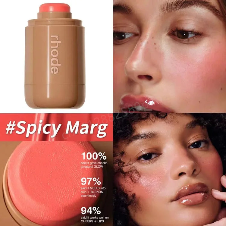 Skin Pocket Bronzer Stick Cream Contour Bronzing Balm Buildable Natural Warm Blush Shade Waterproof Long Lasting Face Makeup