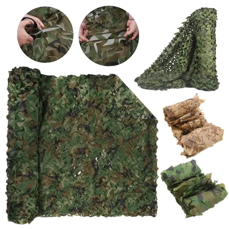 camouflage net Hunting camouflage net Garden gazebo net Car awning White blue green black jungle desert color