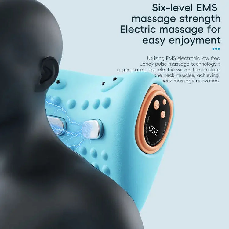 Cervical Massager for Adult Cervical Repair Traction Portable Neck and Head Acupoint Massage Pillow