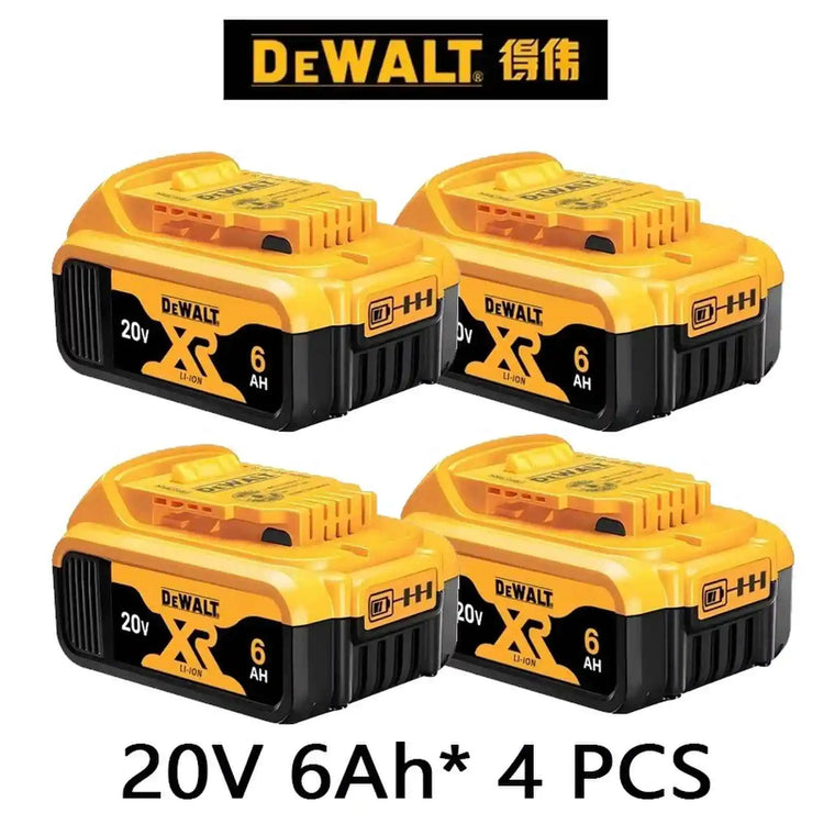 100%Original Dewalt Battery 20V 6Ah 9Ah Tool Battery DCB206 DCB205 DCB200 DCF887 DCG405 DCD791 DCF922 DCF850 DCD805 tool battery