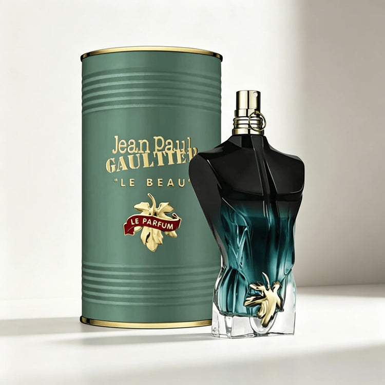 Jean Paul Gaultier Le Beau Unisex EDT Spray 125ml Long Lasting Fresh Woody Aquatic Fragrance Luxury Cologne Perfume Gift for Men Women Daily Party Holiday
