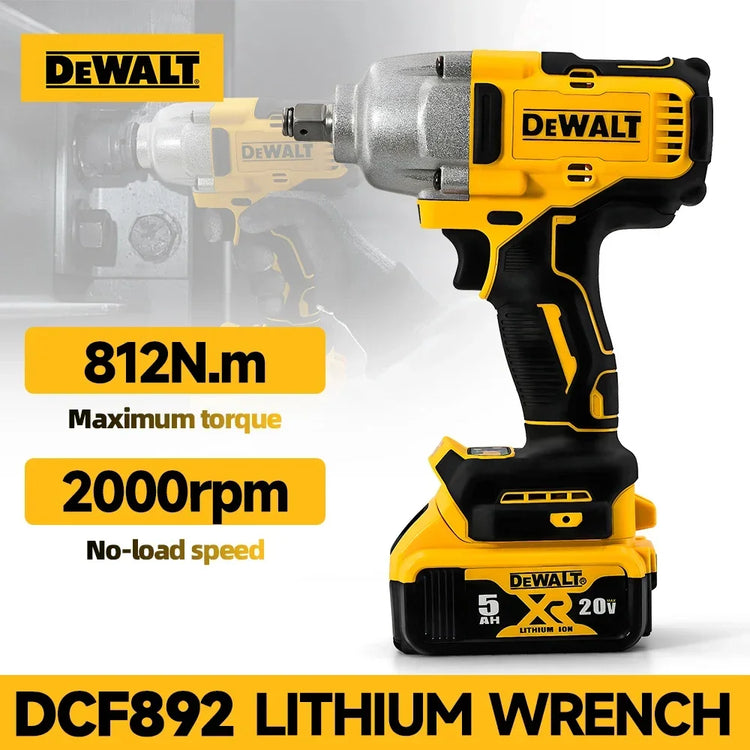 Dewalt DCF892 High Torque Brushless Cordless Impact Wrench 20V 812N.m Powerful Portable Electric Torque Wrenchtool