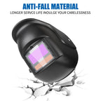 Welder Mask Auto Darkening Large View True Color Lens Solar Power Welding Mask Welding Helmet For Arc Weld Grind Cut