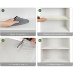 Silicone Anti-slip Mat Non-stick Anti-slip Mat Thickened Drawer Liner for Dressing Table Bathroom Cabinet Tableware Storage Mat