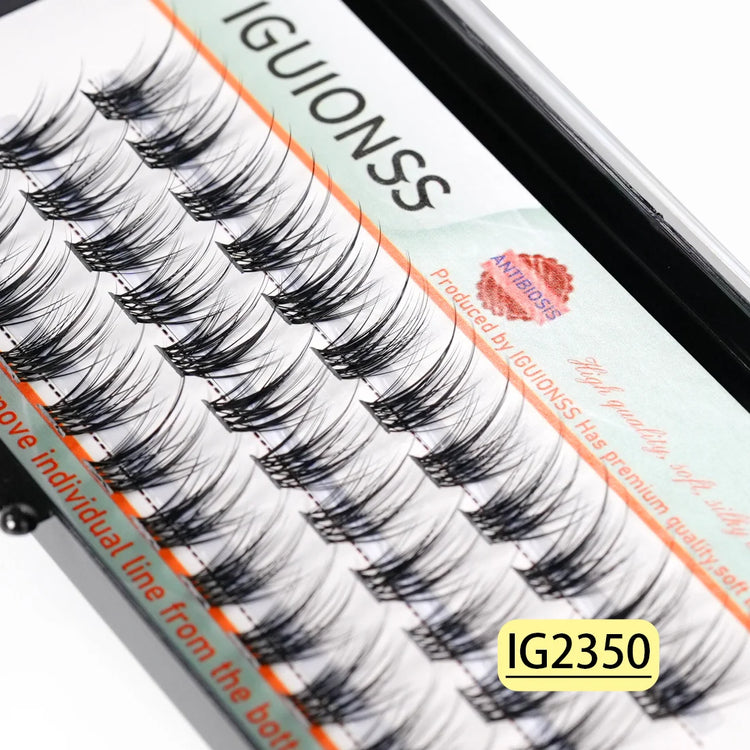 Lash Clusters DIY Individual Eyelash Extensions Natural Wispy Cluster Lashes C D Curl Multi Style At Home IGUIONSS