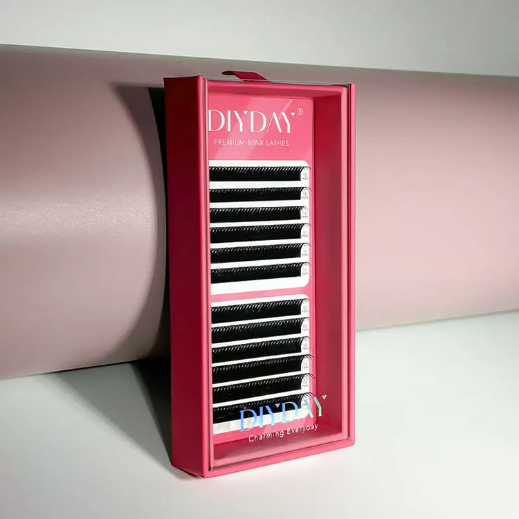 DIYDAY 5D Fairy Eyelash Extensions Spikes Wet Lashes Cluster Premade Fans 5D Flora Mink False Eyelashes for Makeup