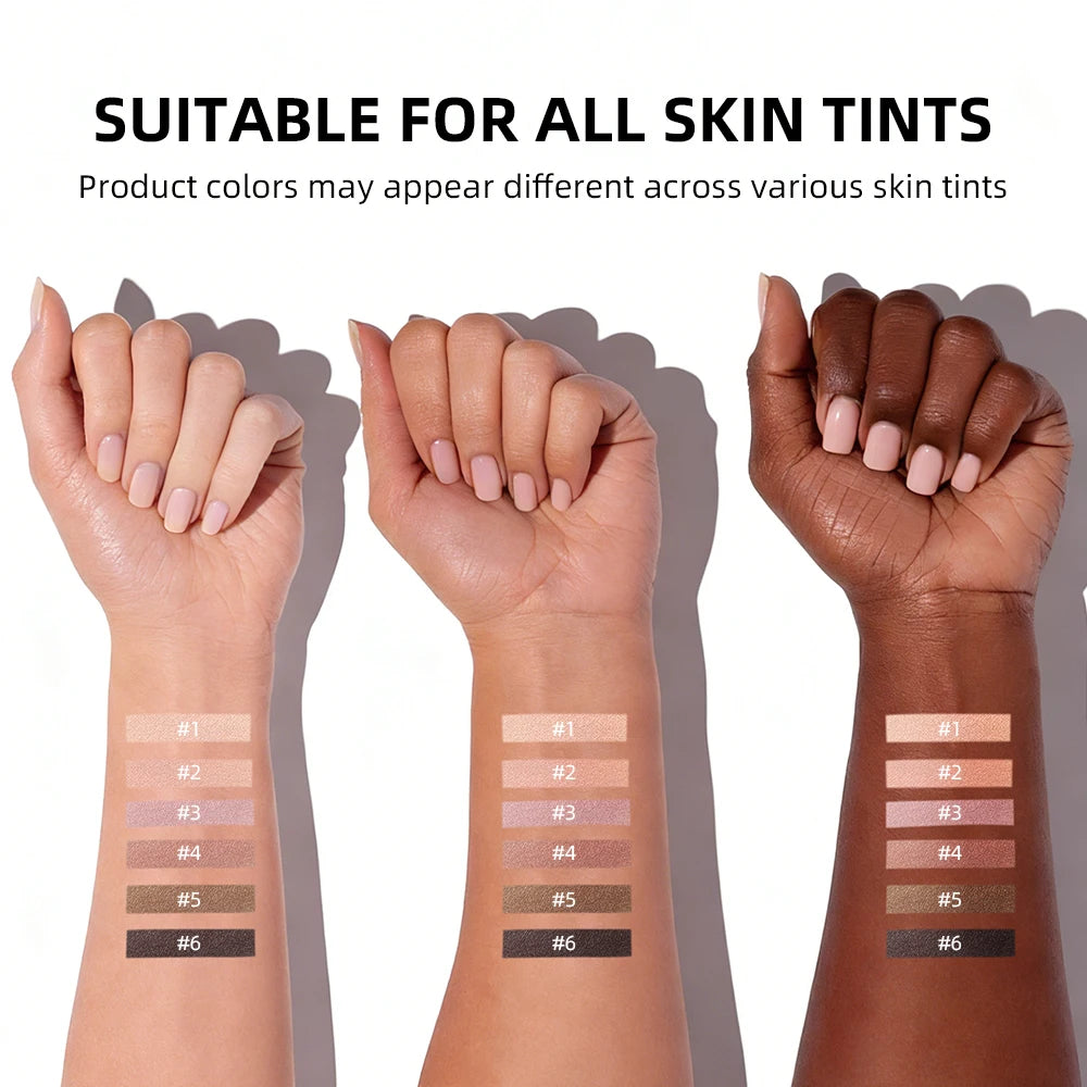 Eyeshadow Palette with Makeup Brush Set Matte Nude Natural Shades Blendable Rich Pigmented Long Lasting Waterproof Eyeshadow Powder Kit