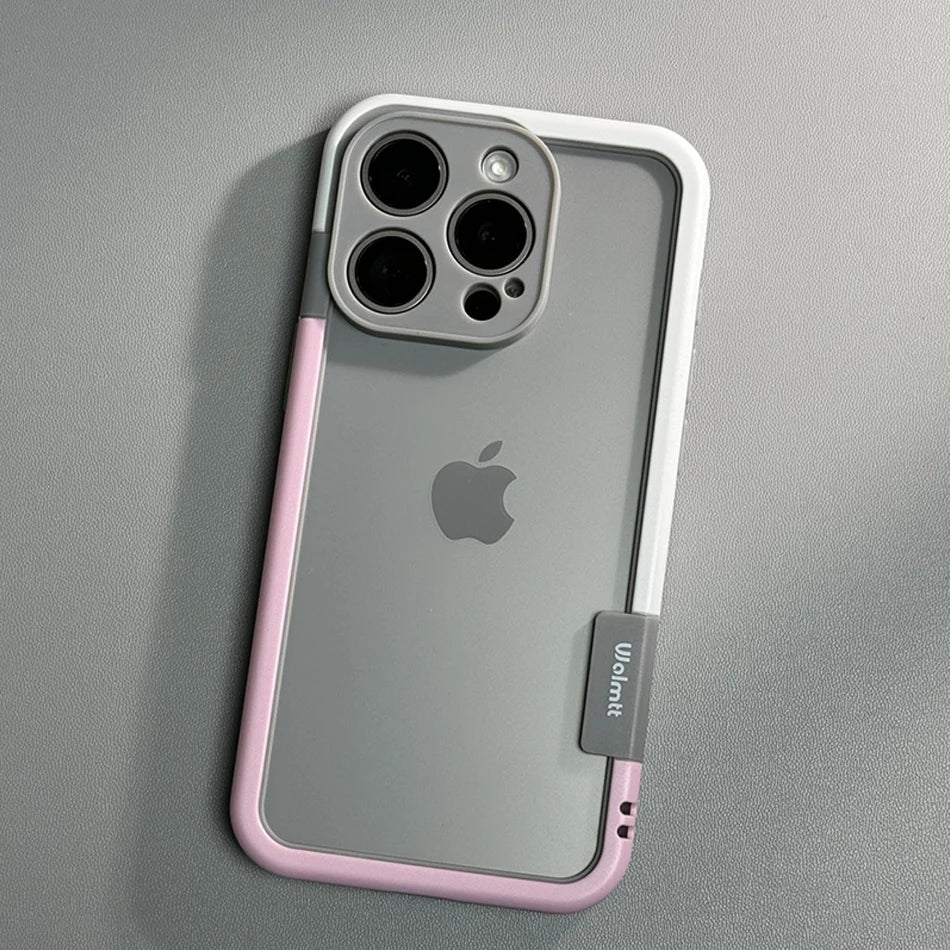 Shockproof Soft Silicone Frame Phone Case for iPhone 18 17 Pro Max 13 14 15 16 NoBack Heat Dissipation Protection Bumper Cover