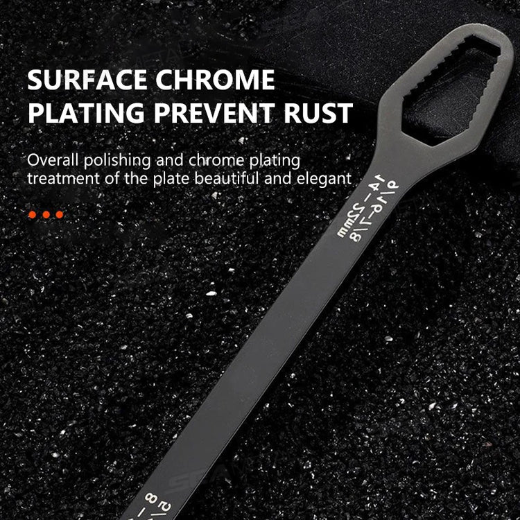 SEAMETAL Universal Torx Wrench Adjustable Wrench Board Double-head Multipurpose Torx Spanner Repair Hand Tools 3-17mm 8-24mm