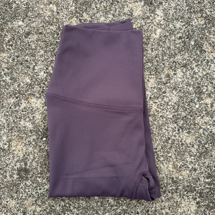 Solid Color High Waist Yoga Legging soft Women Sport Pant Tight Butter Athletic Gym Comprehensive Training Jog Back Waist Pocket