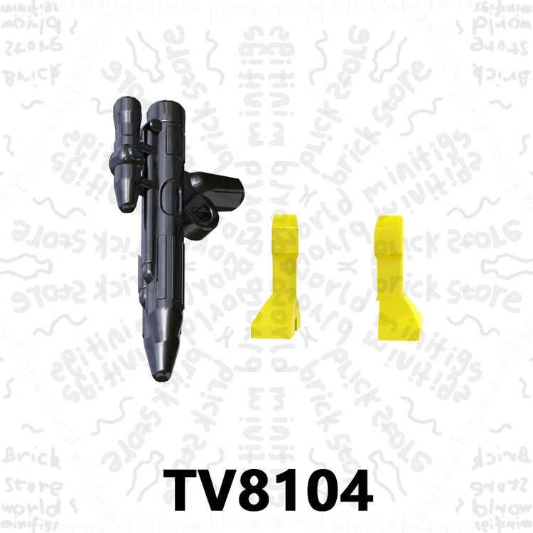TV6117 TV6118 TV6119 Space War Action Figure Accessories Building Blocks Gift Toys For Children Adult Brick TV6116 TV6115 TV6114