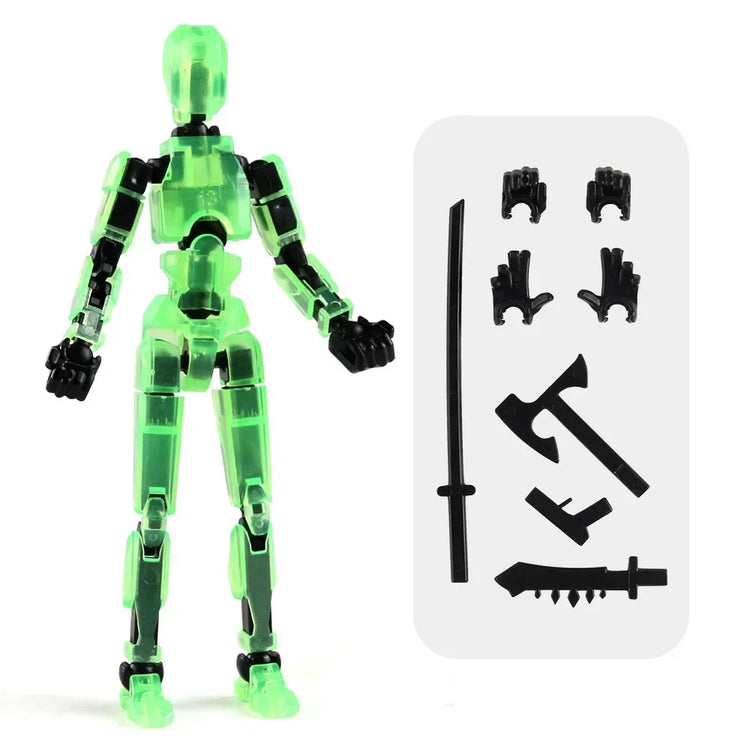 13 Action Figure Titan Multi-Jointed Movable Shapeshift Robot T13 Action Mannequin Character And Dog Figure Toys Gifts