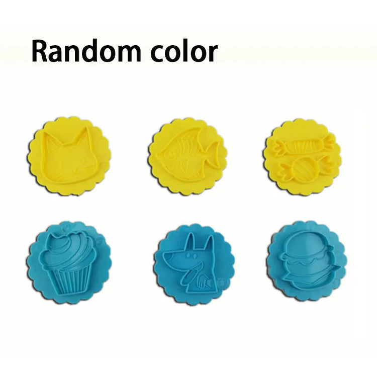 Playdough Ice Cream Mold for Kids Simulation Cookies Popsicle Party Play Plastics Clay Dough Tools Accessories Children DIY Toys
