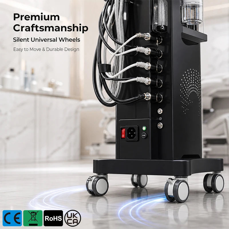 Professional 11 In1 Hydra Dermabrasion Facial Machine LED Phototherapy Skin Rejuvenation Hydro Facial Deep Pore Cleaning RF Lift