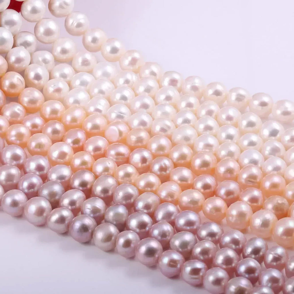 Natural Freshwater Non Nuclear Pearl Isolation Near Round Bead For Jewelry Making DIY Bracelet Necklace Sexy Shopping Accessorie