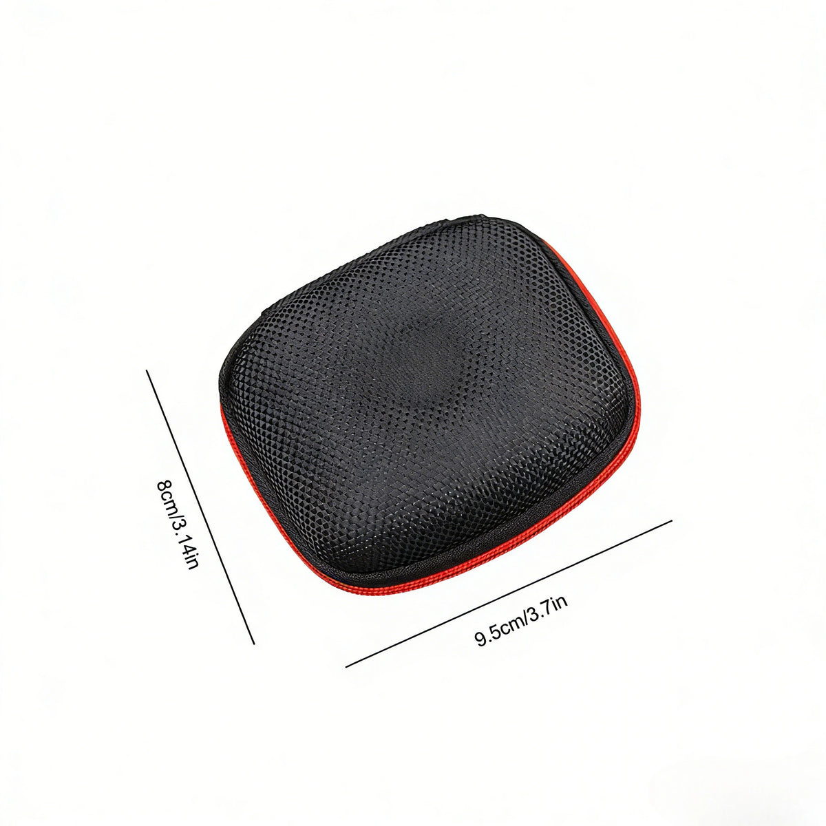 Earphone Storage Bag Square Headset Box Indoor Outdoor Travelling Earphones Storaging Case Accessories with Zipper