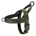 Tactical No-Pull Dog Harness for Large Breed: Heavy-Duty Vest with Reflective Strip, Adjustable & Padded for Control and Pullers