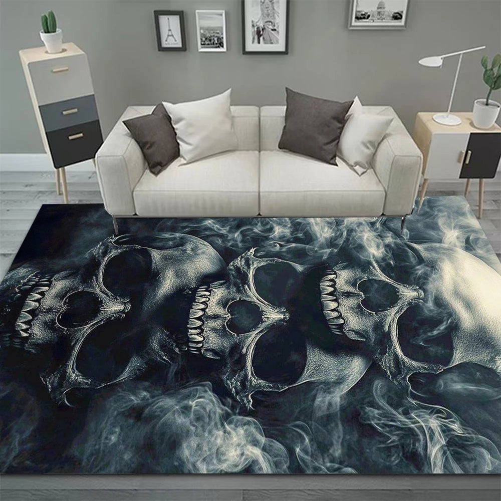 Dollar Design Vintage Rug Gothıc Bohemian Area Living Room Sofa Bedroom Rustic Decor Black Rugs Retro Carpet Home Decoration