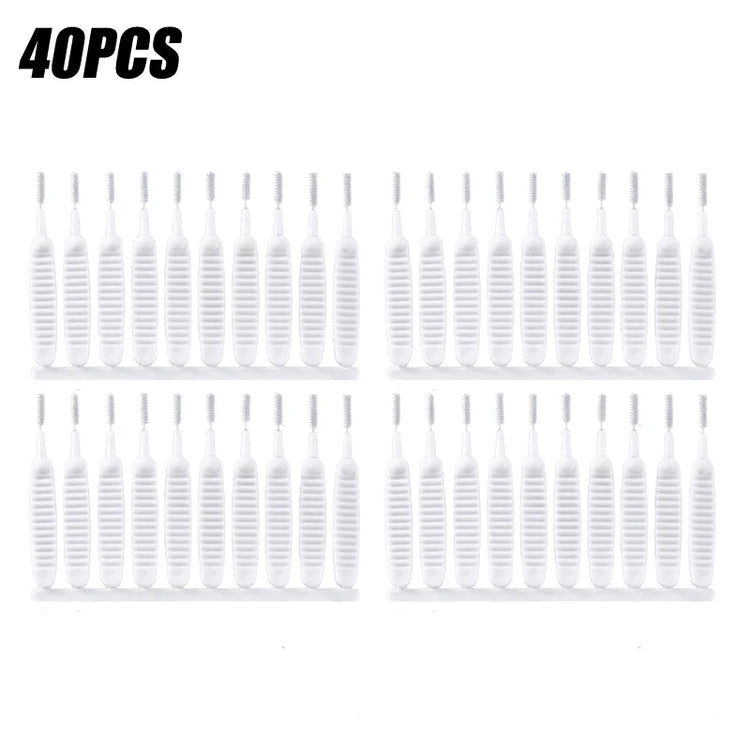 10-500PCS Shower Cleaning Brush Bathroom Micro Nylon Brush Nozzle Anti-blocking Cleaning Tools Bathroom Accessories