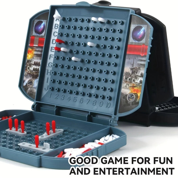 Two Player Black Battleship Naval Battle Board Game - Get an Engaging Naval Battle Experience through Strategy Games