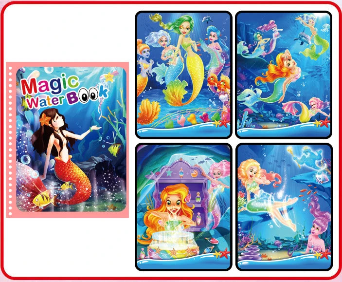 NEW Magic Water Drawing Books Coloring Books Painting Toys for Birthday Christmas New Year Gift for Boys and Girls
