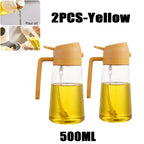 2in1 Kitchen Spray Oil Dispenser Oil Sprayer Polisher Or Only Brush Spray for Air Fryer Salad Grilling Roasting Cooking Kitchen