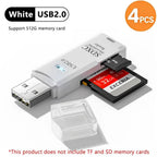 2-in-1 Multi Functional  USB 3.0 Card ReaderMiniSD TFMemoryCardReaderUSBFlashDrive CardreaderAdapter For PCLaptops Accessories
