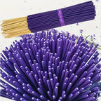 Available in 57/129/299 Pieces, Lavender Premium Incense Sticks, 8.66 Inches - 30~40 Minutes Burning Time, Light Fragrance, Suitable for Home, Kitchen and Restaurant Decoration, Suitable for Home Office Odor Removal, Long-Las