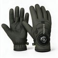 OFFBONDAGE Winter Cycling Gloves Thermal Warm Fleece Lined Waterproof Anti-Slip Motorcycle Gloves Adjustable Rotary Buckle MTB