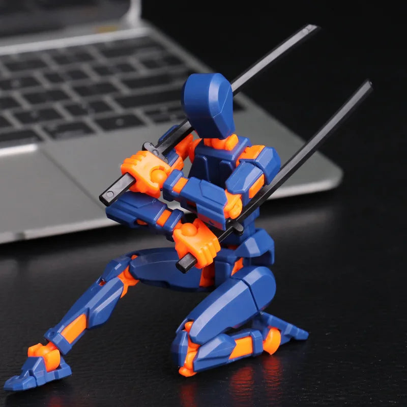 13 Action Figure Titan Multi-Jointed Movable Shapeshift Robot T13 Action Mannequin Character And Dog Figure Toys Gifts