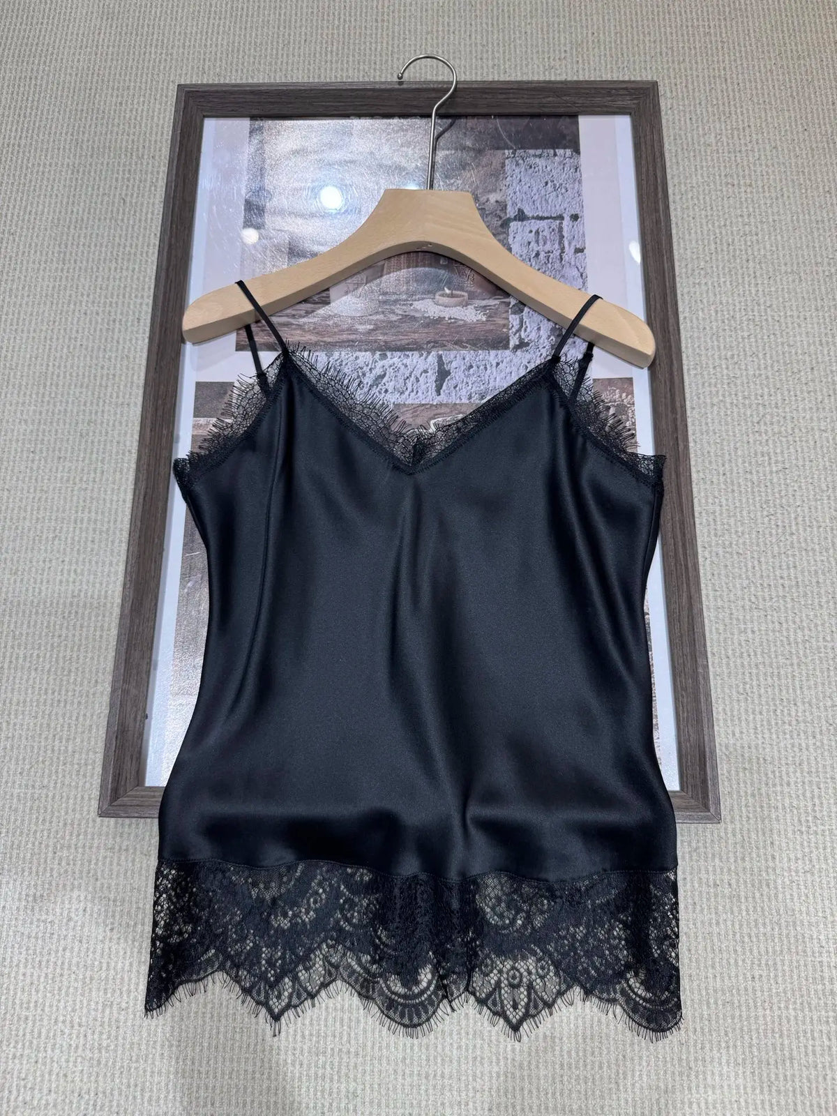 women's 100% Silk Sleeveless Top High Quality Super Soft Tank Top 2026 New Luxury Design Tops