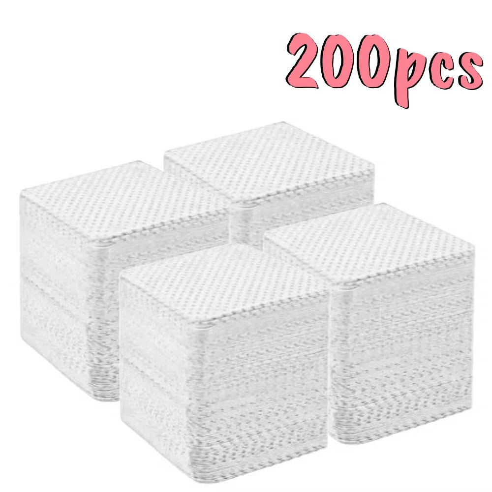20/600pcs Lint-Free Nail Wipes Gel Cleansing Tissues Aluminum-Free Nail Polish Remover Pads for NaiArt Beauty Cleaning Care Tool