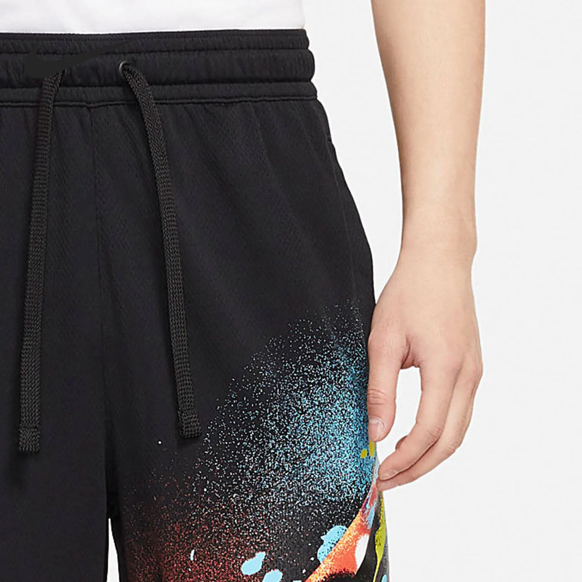 Nike genuine printed big logo basketball training breathable men's five quarter shorts DJ5215-010