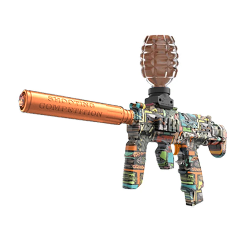 MP7 Electric Blaster Gun Toy Outdoor Rechargeable Automatic Shooting Gell Ball Bullet Pistol Game Interactive Toys For Adult