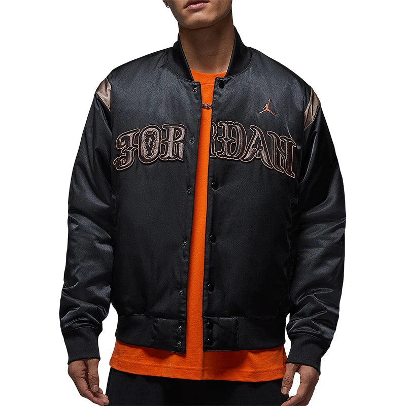 Nike genuine JORDAN men's stand up collar embroidered sports casual jacket IQ3951-010