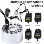 Mini LED Pumpkin Light Fogger Water Fountain Pond Fog Machine For Halloween Christmas Easter Party Festival Decoration
