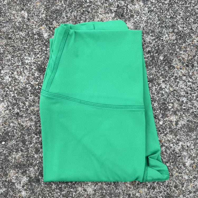 Solid Color High Waist Yoga Legging soft Women Sport Pant Tight Butter Athletic Gym Comprehensive Training Jog Back Waist Pocket
