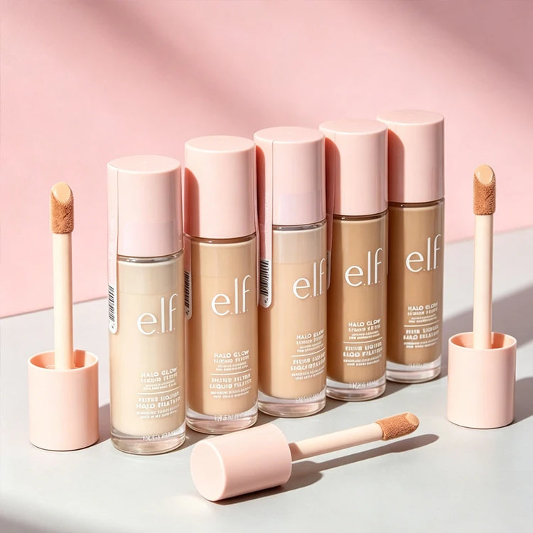 New Elf Flawless Satin Liquid Foundation Lasting Oil Control Full Coverage Facial Makeup Liquid Poreless Putty Primer Cosmetics