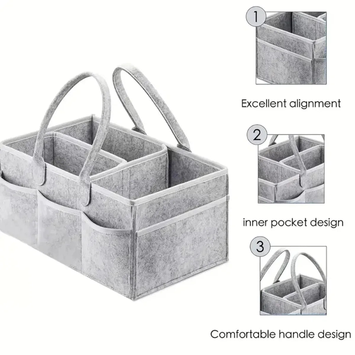 Baby Diaper Ball Bag Organizer Portable Holder Bag Change Table And Car Nursery Essentials Storage Box Uses For Baby Diaper Bag