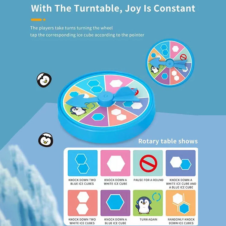 Mini Ice Breaking Penguin Saves Little Penguin Ice Knocking Game Children's Desktop Interactive Competition Parent Child Toys