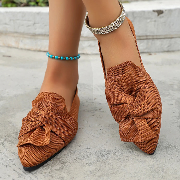 2025 Women Flats Walking Shoes Pointed Top Solid Color Loafers Mesh Breathable Shoes Comfortable Women Sneakers Zapatos De Mujer