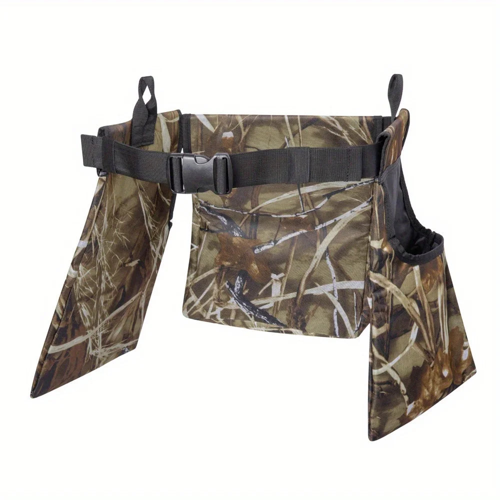 3-in-1 Camo Tactical Hunting Waist Belt Bag , Multi-Pocket Adjustable Outdoor Archery & Hunting Gear Storage Pouch