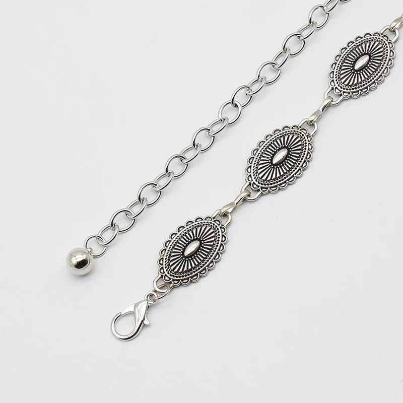 ★▲Retro Versatile Ethnic Style Metal Bohemian Waist Chain Belt For Women Fashion Sweater Chain Waist Seal Body Decor Accessories
