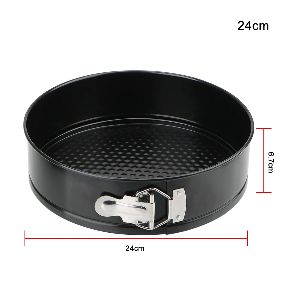Kitchen Accessories Carbon Steel Cakes Molds Round Cake Pan Bakeware Non-Stick Metal Bake Mould Removable Bottom