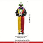 1pcs 2D Halloween Horror Evil Joker Hanging Background Cloth Halloween Terror Atmosphere Indoor and Outdoor Decoration Supplies