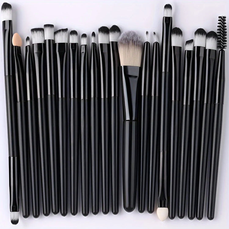 Makeup Brush Set 20Pcs Kit Soft Fluffy Eye Shadow Brushes Cosmetic Foundation Powder Highlighter Blending Beauty Tool Beginners
