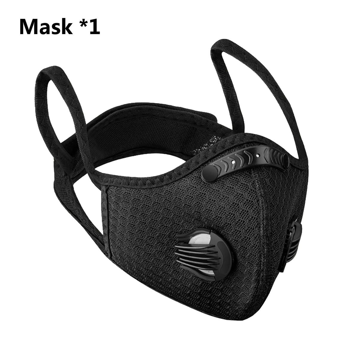 SHIZIWANGRI Cycling Face Mask Sport Washable Reusable with Filter Dust Mask Facemask for Men Bandana Actived Carbon Filters