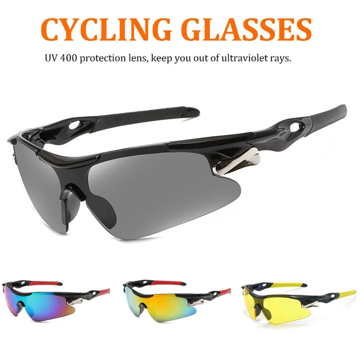 Sports Men Sunglasses Road Cycling Glasses Mountain Riding Protection Goggles Eyewear Mtb Bike Fishing Camping Outdoor Glasses