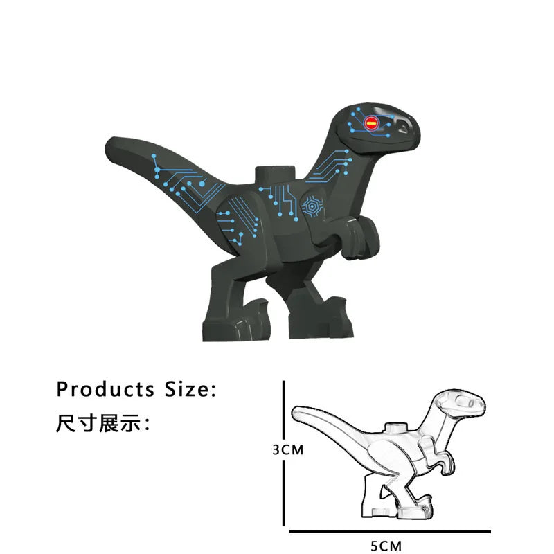 Jurassic Dinosaur Nest Baby Building Blocks Toys Collection Souvenir Gift Birthday Jurassic Rex Raptor